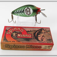 Uniline Mfg Corp Green White Ribs Spinno Minno In Box 501