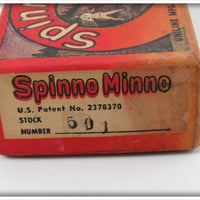 Uniline Mfg Corp Green White Ribs Spinno Minno In Box
