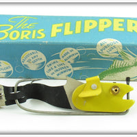 Boris Machine & Tool Co Yellow & Black The Boris Flipper Lure In Box