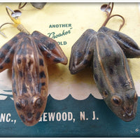 F. S. Burroughs Co Dealer Display Of Croaker & Tadpole Lures