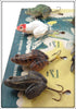 F. S. Burroughs Co Dealer Display Of Croaker & Tadpole Lures