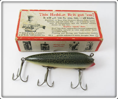 Heddon Green Crackleback No Eye Darting Zara In Correct Box 6600 Zaragossa