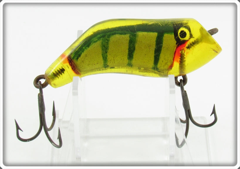 Vintage Palmer Douglas Green Striped Swimming Minnow Lure