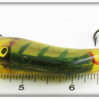 Palmer Douglas Green Striped Swimming Minnow