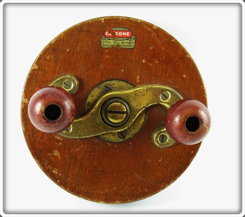 Vintage Cozzone Wooden Side Mount Reel