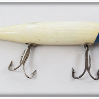 Creek Chub White With Blue Slant Head No Eye Pikie Lure 710 Special