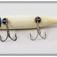 Creek Chub White With Blue Slant Head No Eye Pikie 710 Special