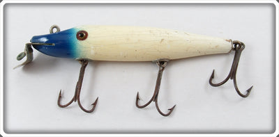Vintage Creek Chub White With Blended Blue Head DLT Pikie 710 Special