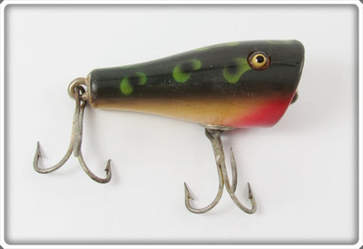 Vintage Creek Chub Frog Spot Midget Plunker Lure 5919