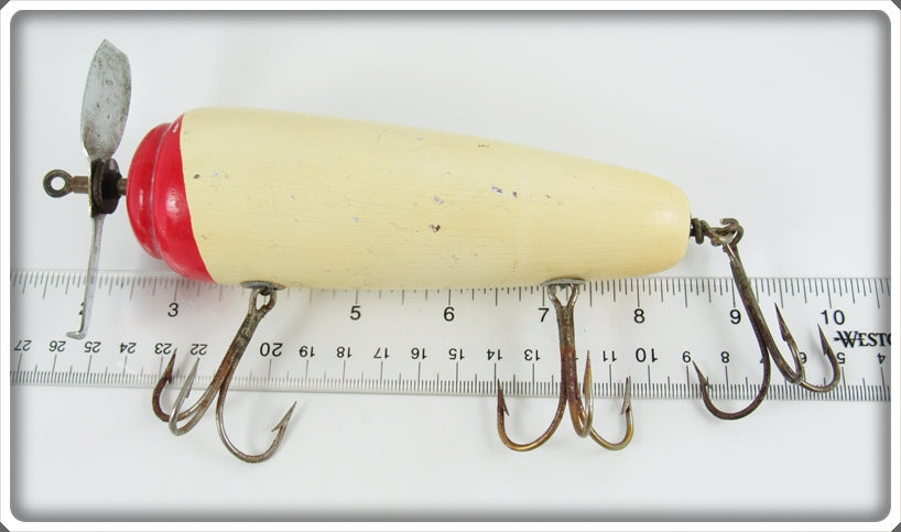 Vintage McCagg Red & White Striper Barney Surf Casting Bait
