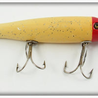 Vintage Creek Chub Nite Glo Red Head Pikie Lure 722 Lumo-Flash Special