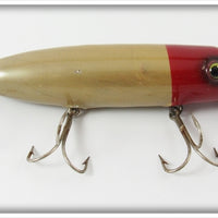 Vintage Paw Paw Pearl Red Head Bass Seeker Senior Lure 2605