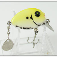 Vintage Heddon Yellow Pearl Tiny Punkin Spin Lure 380 YPR