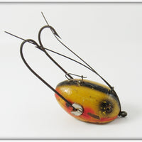 Vintage South Bend Yellow With Spots Plug Oreno Lure 959 Y 