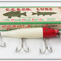 Vintage Creek Chub White And Red Husky Pikie Lure 2302 In Box