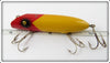 South Bend Red Arrowhead Yellow Body Bass Oreno In Box 973 RY