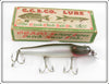 Vintage Creek Chub Silver Shiner Pikie Lure 703 In Box