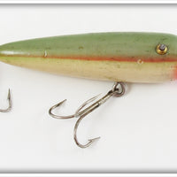 Bert Winnie Bait Co Green & Red Michigan Stump Dodger Lure
