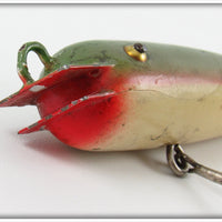 Bert Winnie Bait Co Green & Red Michigan Stump Dodger