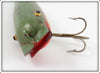 Bert Winnie Bait Co Green & Red Michigan Stump Dodger