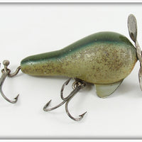 Vintage Shakespeare Blended Green Back With Glitter Waukazoo Lure 6555