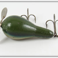 Shakespeare Blended Green Back With Glitter Waukazoo 6555