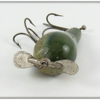 Shakespeare Blended Green Back With Glitter Waukazoo 6555