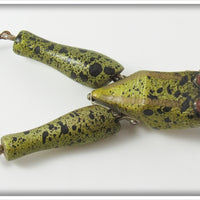 Vintage Paw Paw Green Junior Wotta Frog Lure 72
