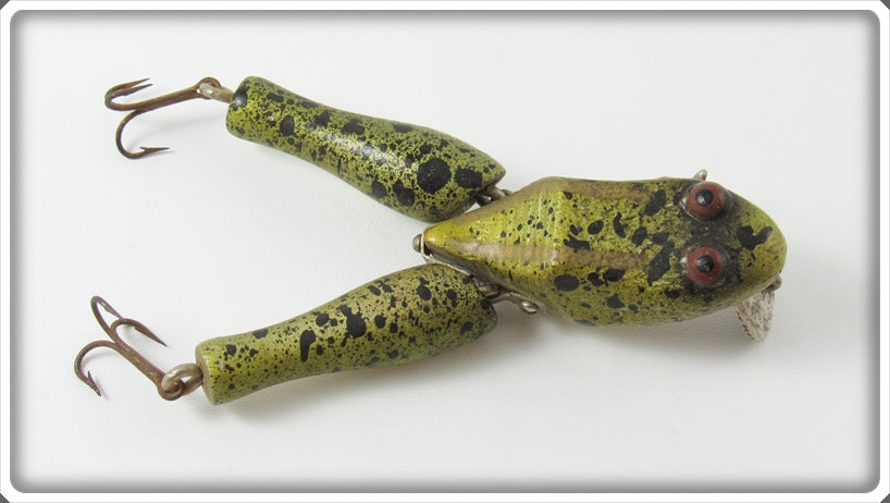 Vintage Paw Paw Green Junior Wotta Frog Lure 72 For Sale