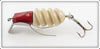 Zink Artificial Bait Co Red & White Zink Screwtail