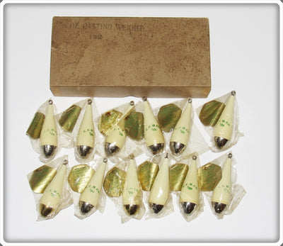 Creek Chub Dealer Box Of Unused 5/8 Oz Casting Weights