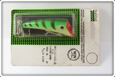 Heddon FB Striped Alewife Hedd Plug On Card