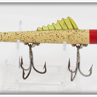 Vintage Pflueger Red Head With Flitter Live Wire Lure