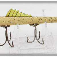 Pflueger White Body Red Head Silver Sparks Live Wire 7636