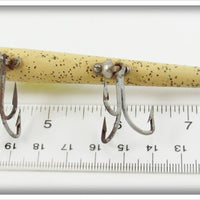 Pflueger White Body Red Head Silver Sparks Live Wire 7636