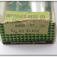 Heddon NP Nickel Plate Hedd Plug In Box