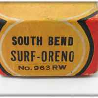South Bend Red Arrowhead White Body Surf Oreno In Box