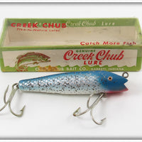 Vintage Creek Chub Blue Flash Saltwater Darter In Box 2034 SW 