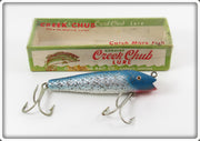Vintage Creek Chub Blue Flash Saltwater Darter In Box 2034 SW 