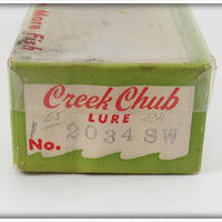 Creek Chub Blue Flash Saltwater Darter In Box 2034 SW