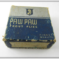 Vintage Paw Paw Trout Flies Empty Box