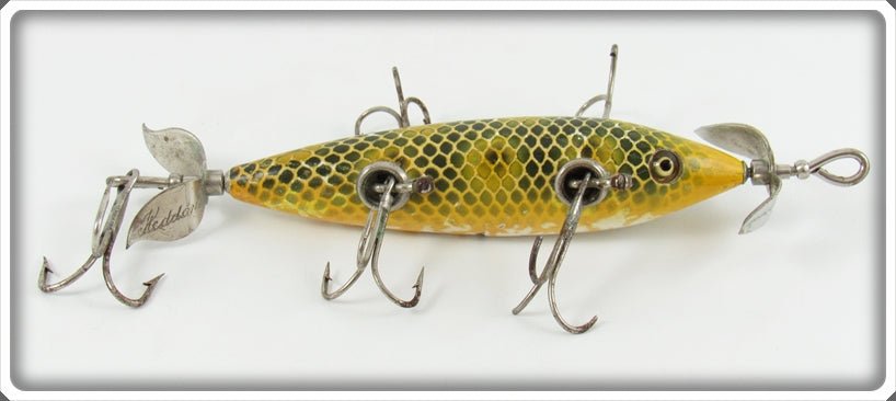 Heddon Frog Scale 150 Five Hook Dowagiac Minnow Lure 159J For Sale Heddon Frog Scale 150 Five Hook Dowagiac Minnow Lure 159J For Sale