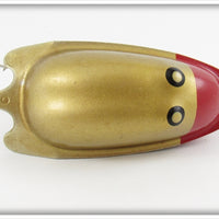 Vintage Outing Mfg Co Gold & Red Du Getum Lure