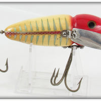 Heddon Red & White Shore Minnow Red Scales Musky Crazy Crawler 2150 XS