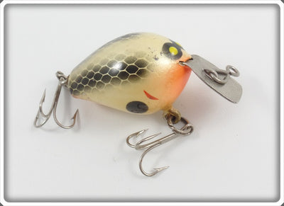 Unknown White W/Black Scales Fireball Type Lure