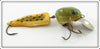 Vintage F. S. Burroughs Yellow & Green Tadpole Lure 