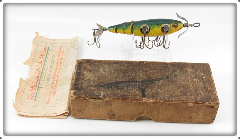 antique fishing lures michigan Antique Adolph Arntz The Michigan Life Like Minnow Lure In Box