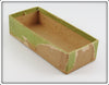 James L. Donaly Green & White The Redfin Minnow In Box