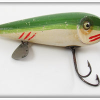 James L. Donaly Green & White The Redfin Minnow In Box