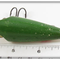 James L. Donaly Green & White The Redfin Minnow In Box